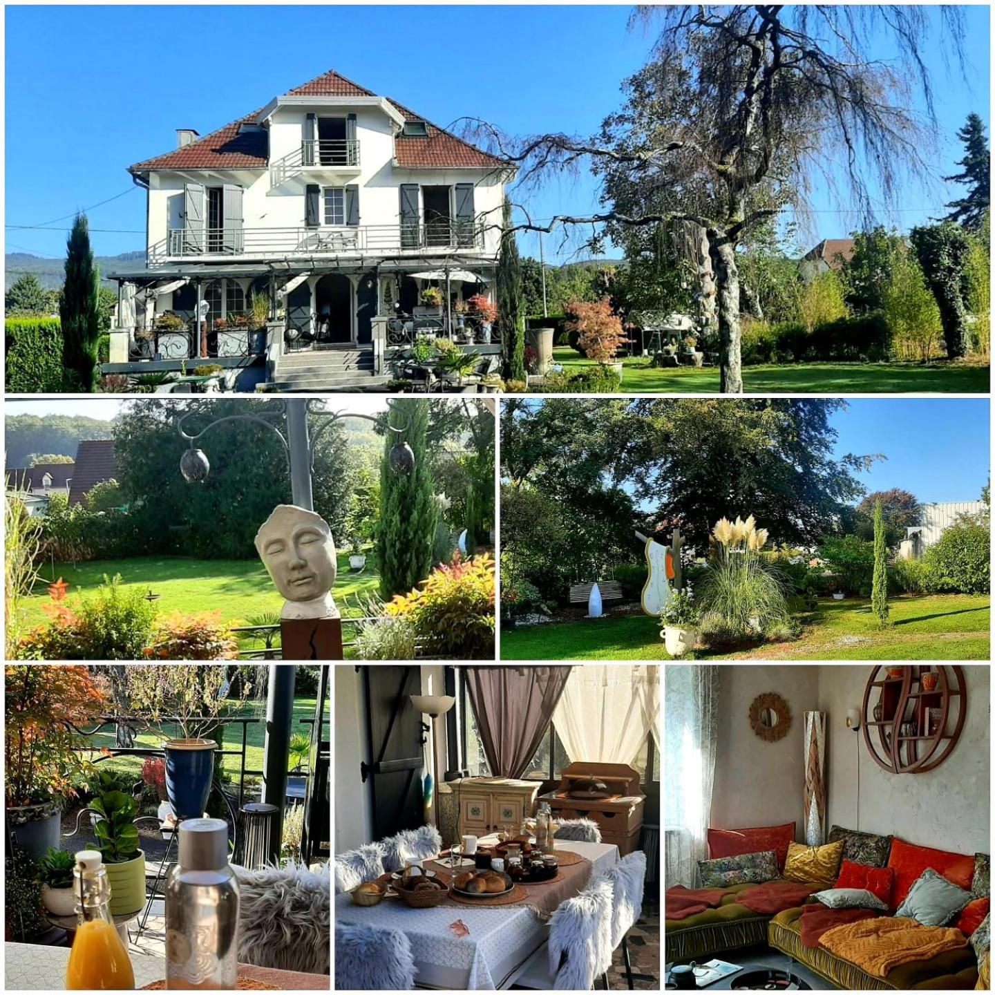 Au Temps Suspendu Bed and Breakfast Champagney Eksteriør billede